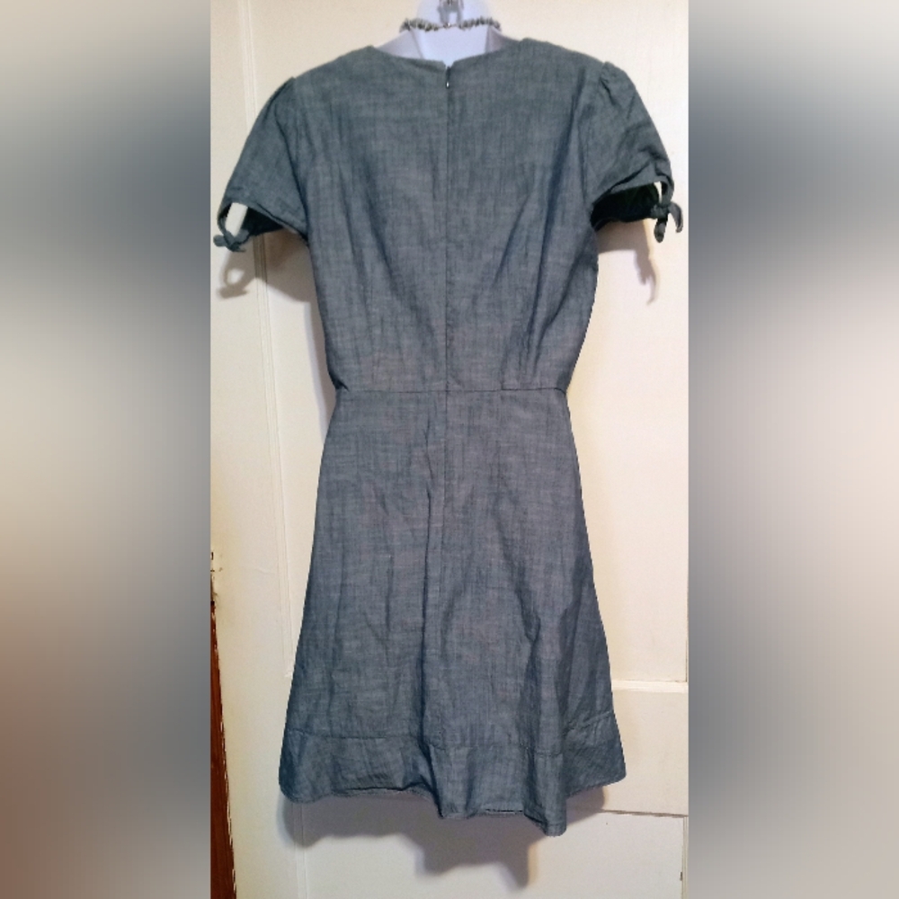 🛍️ BUNDLE ONLY🛍️J. Crew Elegant Blue Jean  Women's Dress - Picture 3 of 8